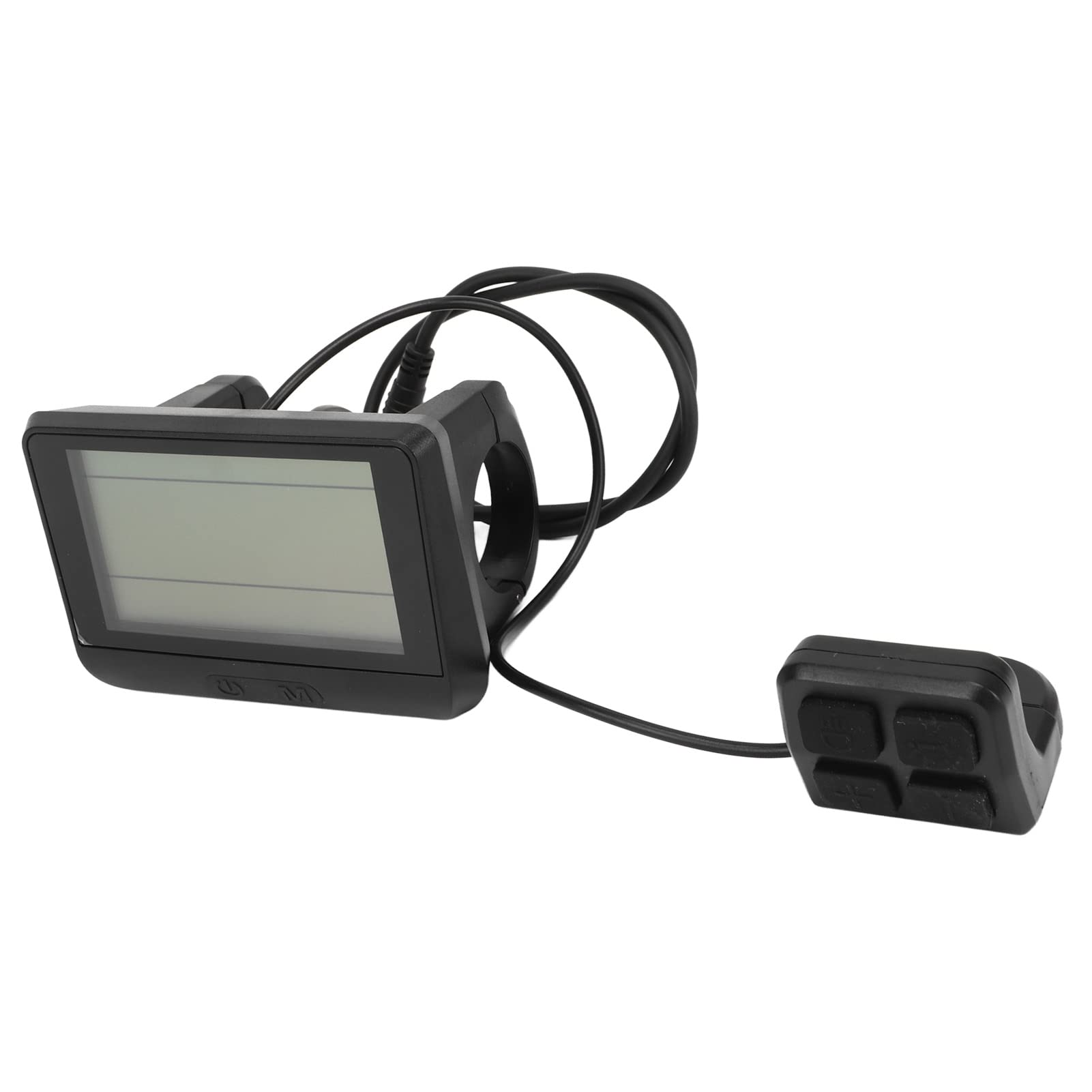 Jeanoko Panel Wyświetlacza Roweru Elektrycznego Uniwersalny Wodoodporny Miernik ABS LCD do Rowerów Elektrycznych 24V 36V 48V Lekka, Przezroczysta funkcjonalność