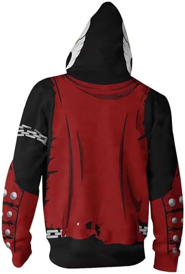 CHLOBLOM Superhero Hoodie Al Simmons Costume 3D Printed Zipper Jacket for Unisex - Image 2