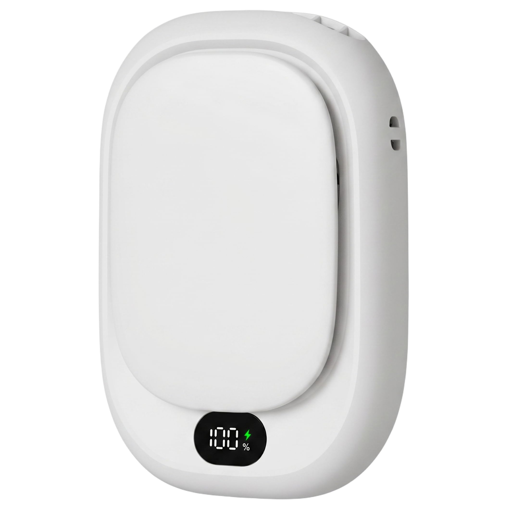 Xoeryoy Wearable Fan, 4 Wind Speeds Waist Fan with 5 Usage Options, Portable Handheld Fans with 2000mah Led Display, White