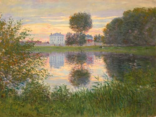 Cuadro en lienzo Albero delle palle de Claude Monet réplica decorativa para oficina 60x90cm