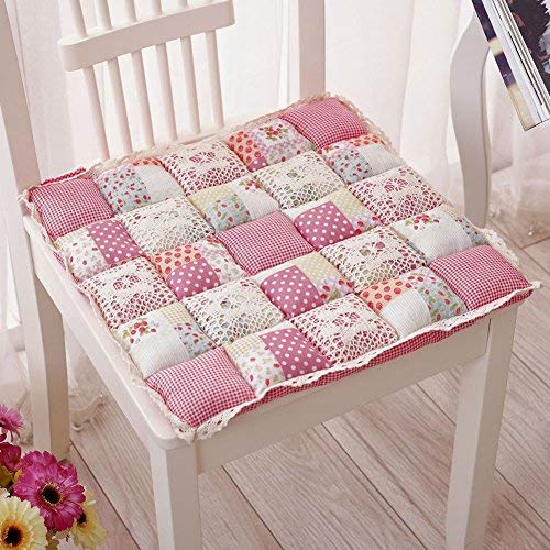 Coussin de siège floral pour repas au jardin et chaise école