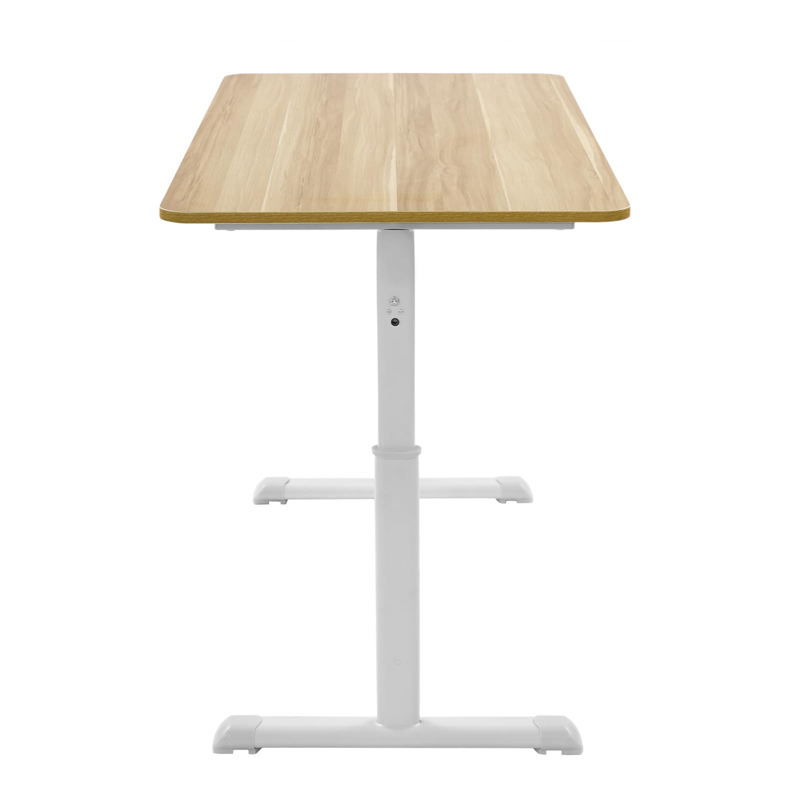 Escritorio de altura regulable 120 x 60 cm, escritorio de pie manual, altura ajustable, 65-90 cm, mesa de oficina/salón con capacidad de carga de 100 kg