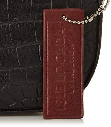 Image of Isle Locada By Hidesign Women's SLING BAG(BLACK /BLACK)