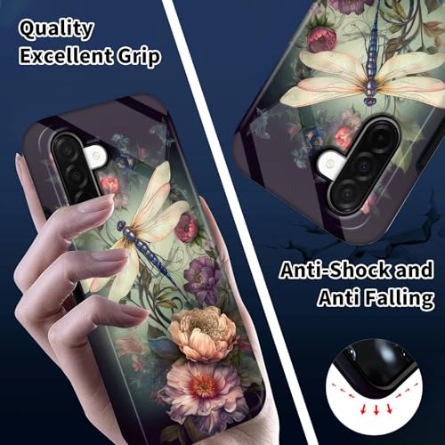 Coque Samsung S26 Plus antichoc et robuste double couche de protection à motif fleur - 4