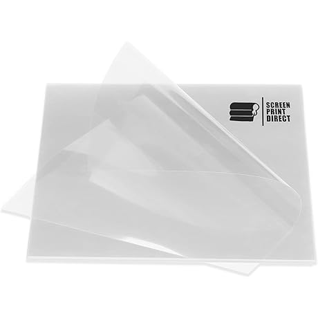 Screen Print Direct® Premium Clear Film Screen Print Transfers