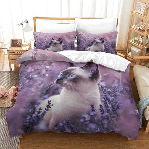 Housse de couette 220x240cm Berger des Shetland impression 3D premium - 3