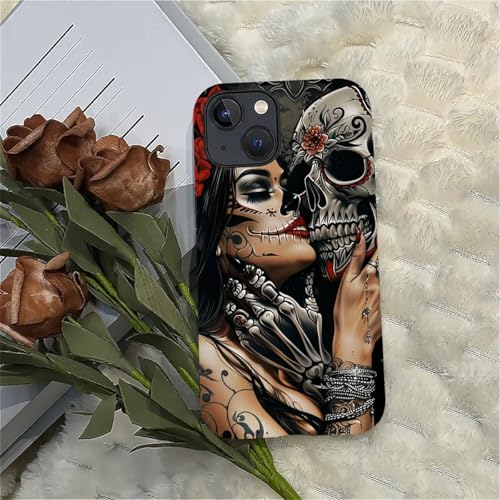 Coque iPhone 14 Plus antichoc double couche imprimé squelette