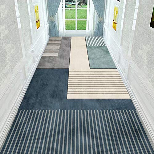 Tapis de passage d'allée style abstrait pour couloir et sol de chambre