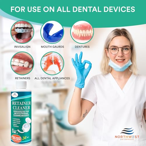 Northwest Enterprises RETAINER 16OZ MINT Ultrasonic Retainer Cleaner Solution Concentrate thumb #5
