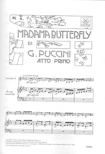 MADAMA BUTTERFLY CHANT [Italian] 004110000X Book Cover