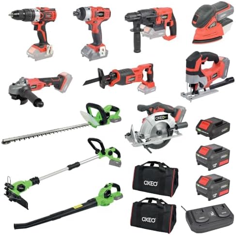 Pack outils sans fil - 11 outils - 18V - EASY FULL - 2 batteries ...