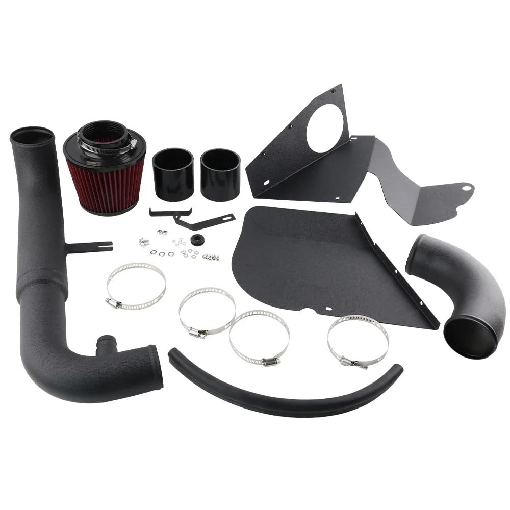 zestaw rur dolotu Zestaw dolotowy zimnego powietrza silnika EA888 Osłona termiczna + filtr + rura pasująca do Vw Tiguan MK1 MK3 MK2 2.0 powietrza do samochodu