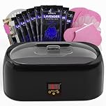 Achzzy 4000ml Paraffin Wax Machine for Hand and Feet - Professional Wax Warmer with 200W Thermal Core, LED Real-time Temp Control & 167°F Rapid Melting, Intense Hydration with Hand Wax Paraffin Bath