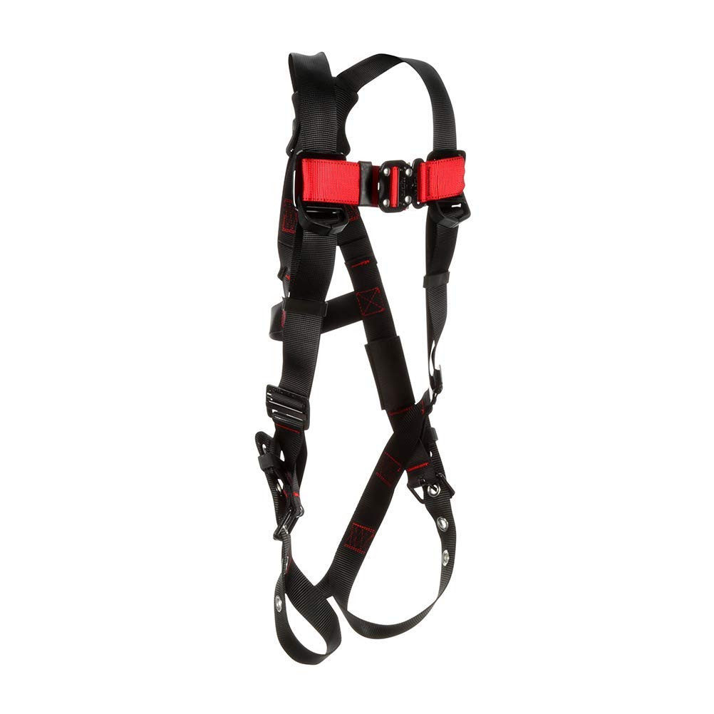 3M Protecta Vest-Style Harness 1161503, Black, X-Large, 1 Ea/Case