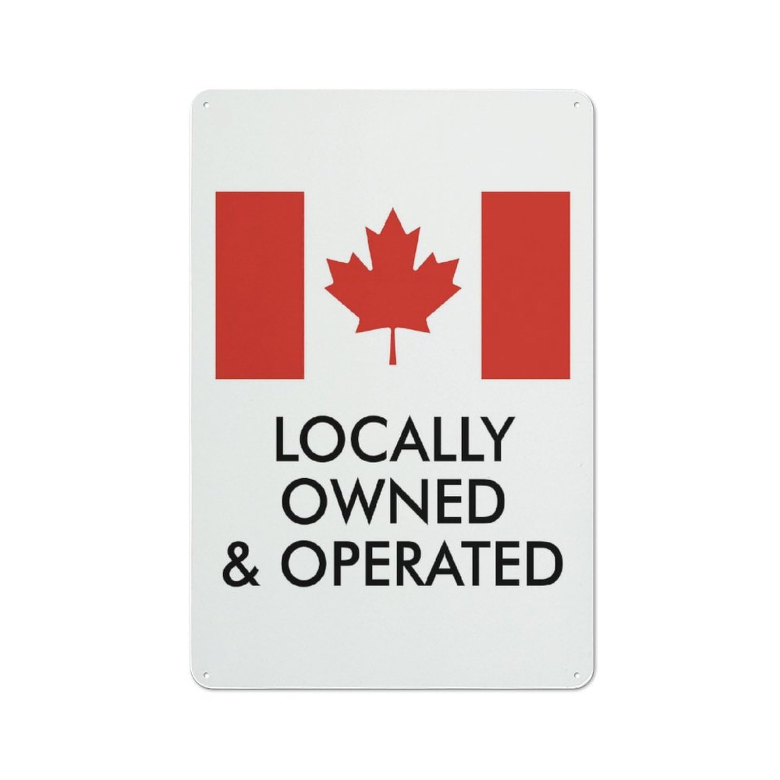 For Hobby Room Or Studio, LOCAL OPERATOR CANADA Retro-style Tin Sign 30x20cm, for Room Styling Across Hobby Rooms And Studios