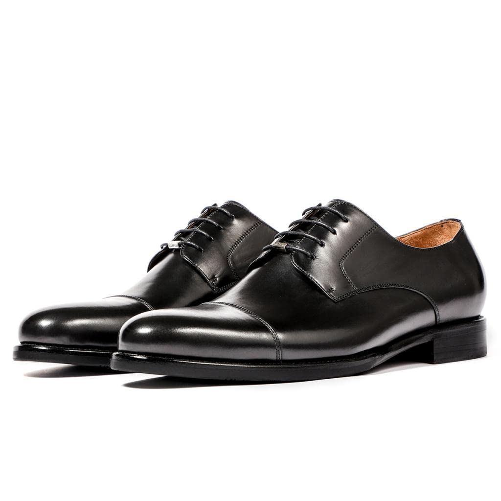 LEIZILEIMen's Oxford Height Increasing Elevator Shoes Men's Oxford Shoes Genuine Leather Cowhide Derby Shoes（Size：10.5）