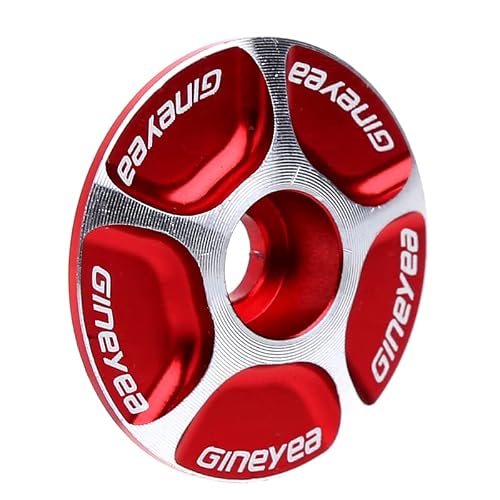 VFdthR Bike Headset Aluminum Threadless Road MTB Bike Stem Accessories Headset Top Cap Cover(Red)