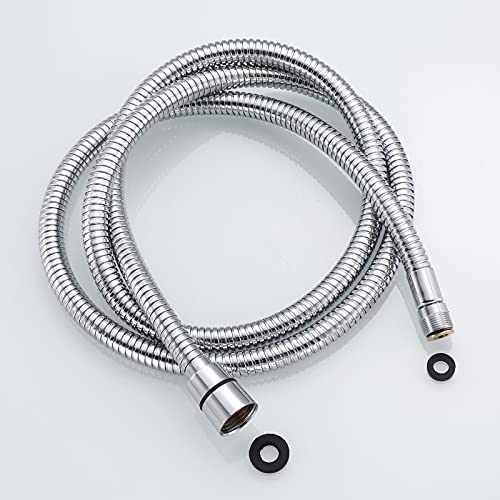 Gnimauhz Küche 78 Zoll oder 200 cm ausziehbarer Spülbecken-Wasserhahn Ersatz ausziehbarer Sprühkopf Schlauch Edelstahl (Galvanisierung, 2 Meter)
