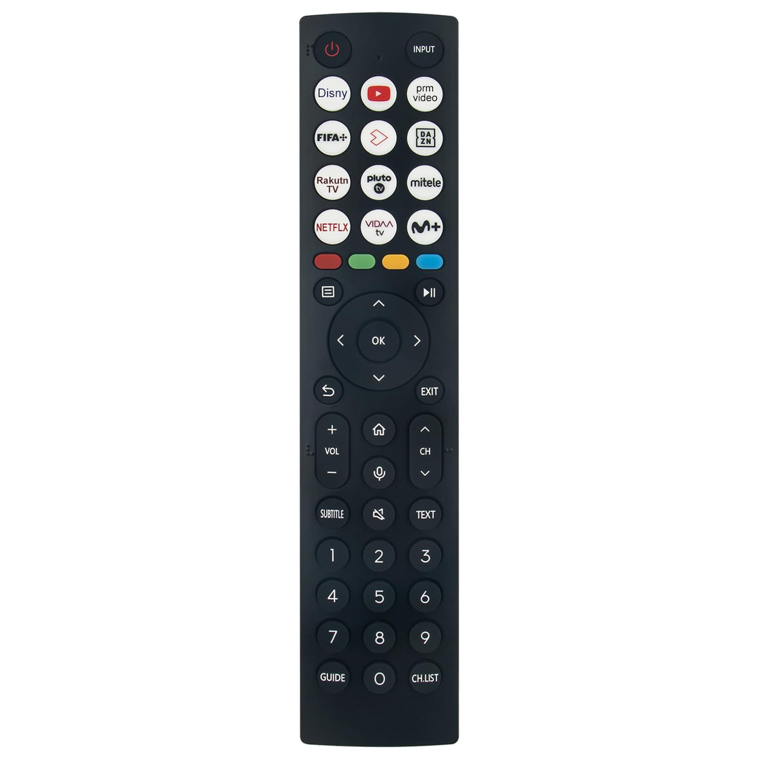 VINABTY Replacement Remote Control ERF2O36 Fit for Hisense FHD TV 40A4K 32A4K 40E42KT 40E43KT 40A4KTUK 40A47KTUK 40A48KTUK 40A49KTUK 40E4KTUK 40E41KTUK