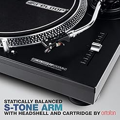 Reloop Platine RP-2000 MK2 DJ RP-2000 avec commande directe à quartz et sortie phono / ligne, Noir métallisé - Les Beatles, Paul McCartney, John Lennon, RIngo Starr, George Harrison Reloop Platine RP-2000 MK2 DJ RP-2000 avec commande directe à quartz et sortie phono / ligne, Noir métallisé – Image 4