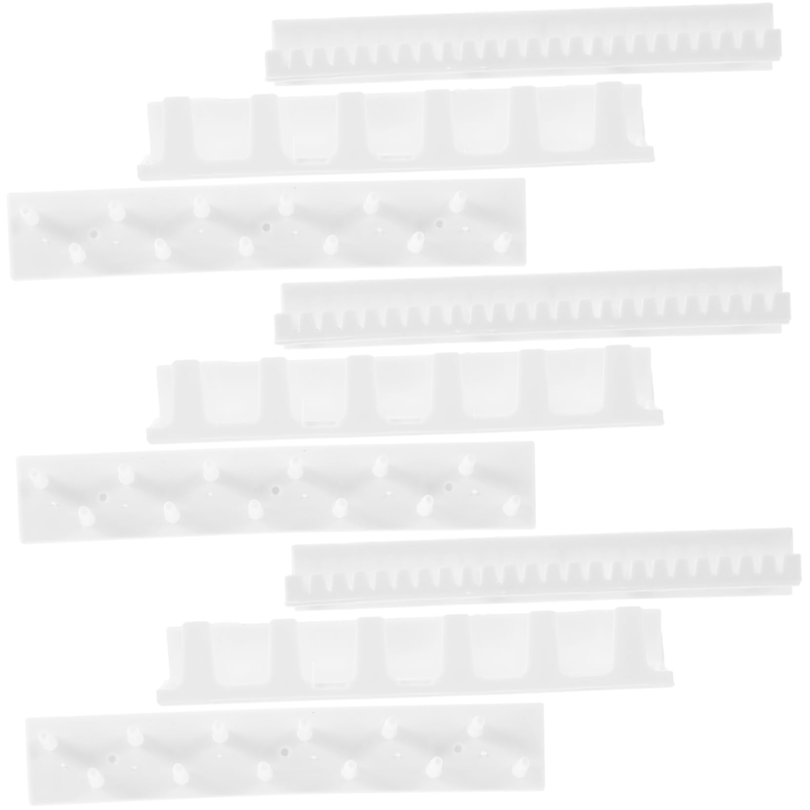 TIDTALEO 1 Set choker necklaces jewelry holder wall mount earring organizer hanging adhesive jewelry hooks hanging earring organizer earring closet hanger pp white Wall-mounted Wall Sticker