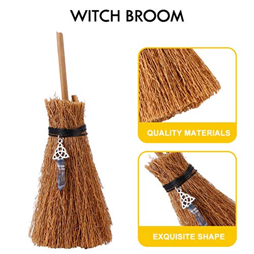 BESTOYARD Mini Halloween Witch Broom Witch Witch Witch Broomstick Cosplay Party Costumes Halloween P