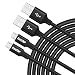 2 pack 13ft Charging Cable for PS4 and Xbox One Controller Kingtop USB Charge Cord for Playstation 4 DualShock Xbox One Controller Android Smartphone