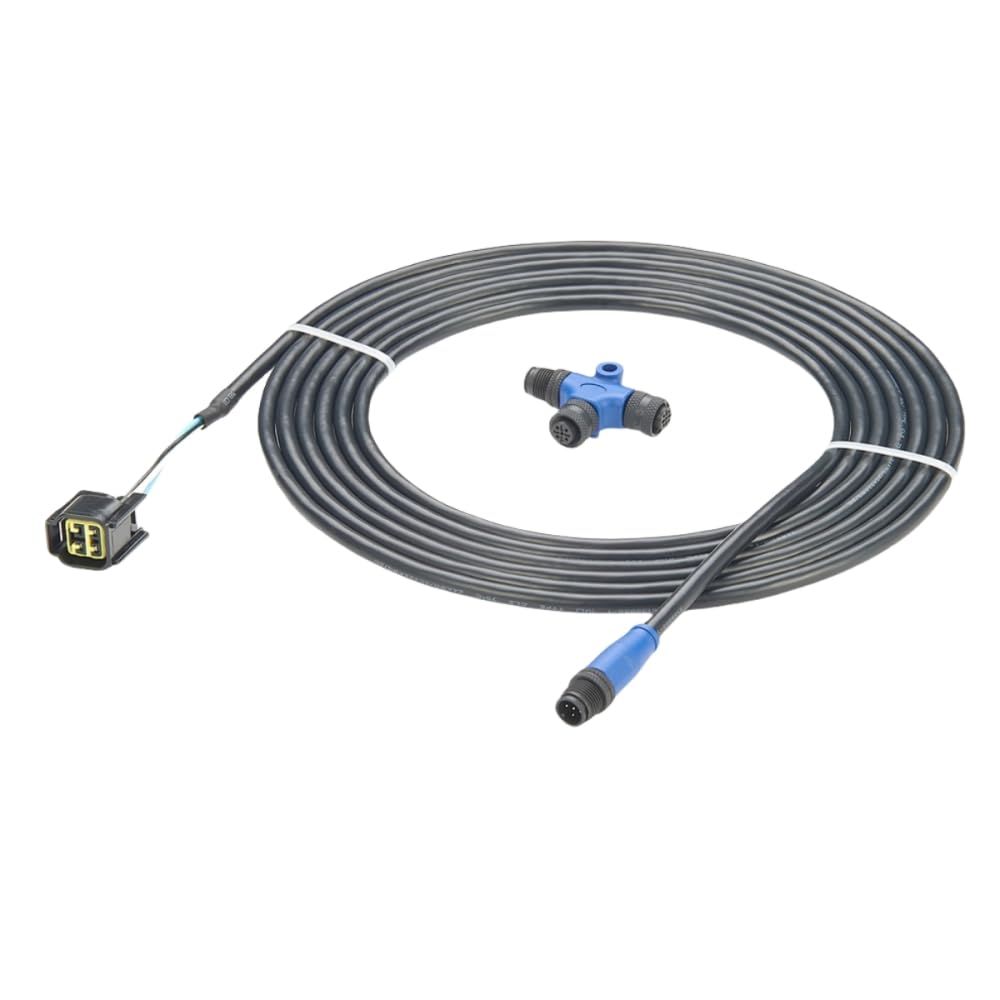 NMEA2000 N2K Cavo di interfaccia motore a 4 poli, compatibile con motore fuoribordo Yamaha 2006-2023, sostituisce 000-0120-37 3004.6865 (4,5 m/14,76 piedi) (cavo + connettore T)