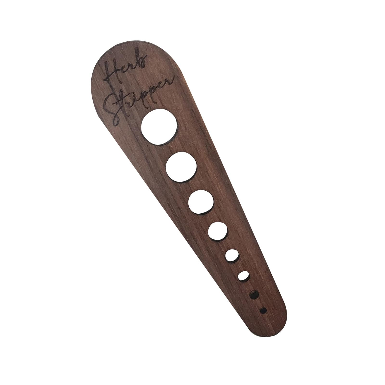 jiingekk Porous Design Wooden Leaves Tool with Comfortable Ergonomic Handle Efficient Removal Device for Green Vegetables Greens Device