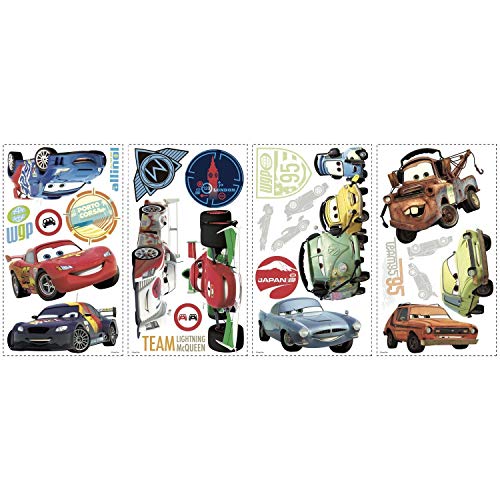 Roommates Rmk1583Scs Disney Pixar Cars 2 Peel And Stick Wall Decals #TOP1