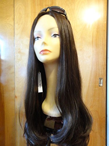 Malky Wig Sheitel European Hair Multidirectional Wig 28" Medium Light Brown # 8