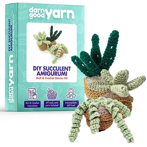 Darn Good Yarn - Crochet kit for Beginners to...