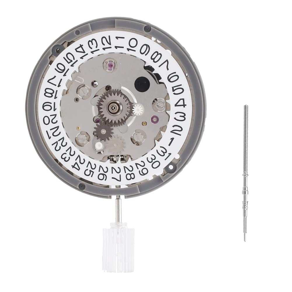 VENOAL Movimiento de Reloj NH34 NH34A Calendario de 3 DíGitos Movimiento AutomáTico GMT Movimiento de Alta PrecisióN Accesorios de Reloj