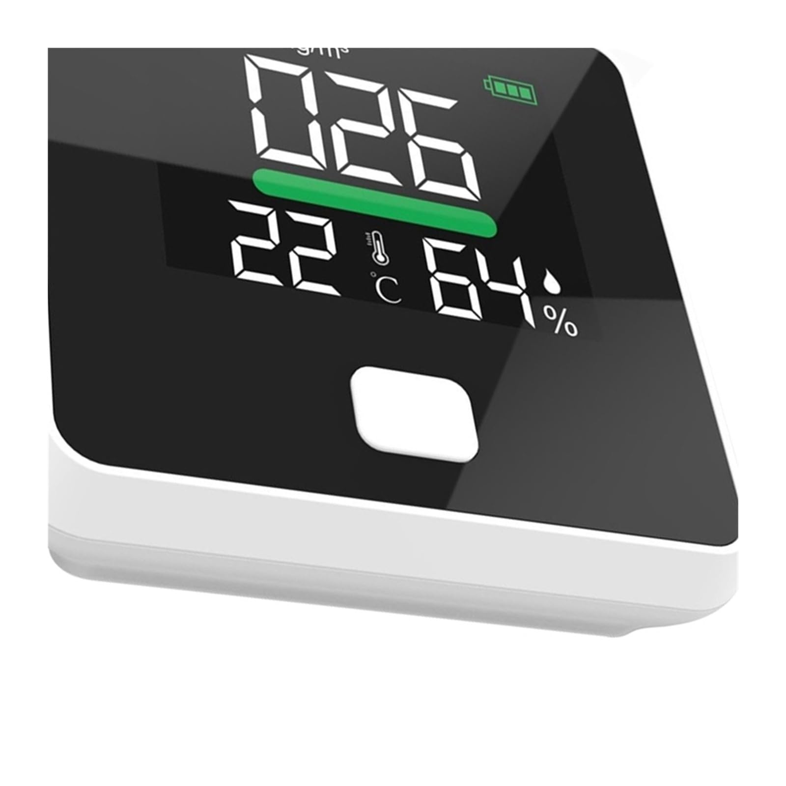 Monitor della qualità dell'aria, Monitor della qualità aria PM2.5 Rilevatore di gas digitale Analizzatore temperatura e umidità Sensore Analizzatori PM 2. Misuratore per casa, auto e piante