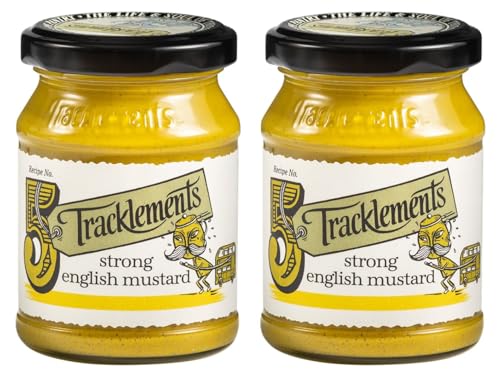 Tracklements - Strong English Mustard 2 x 140g Jars