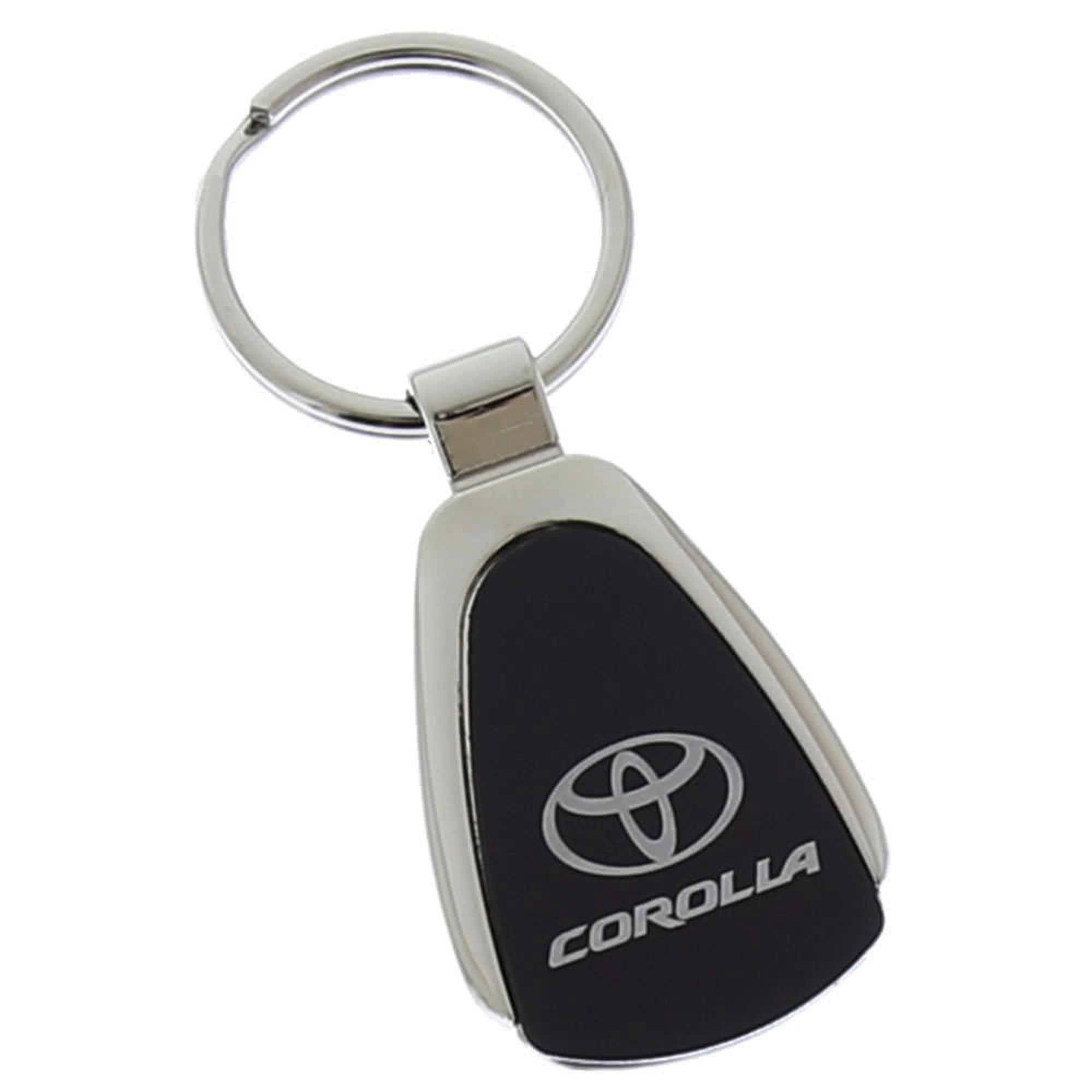 AU-TOMOTIVE GOLD Toyota Corolla Black Tear Drop Key Chain