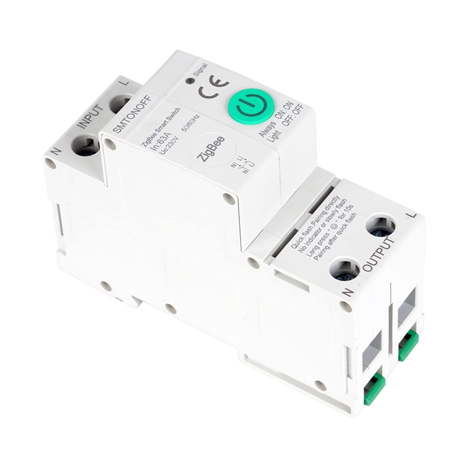 Medidor De Consumo Electrico, Tuya Smart ZigBee Energy Meter IoT Switch Over Bajo Voltaje Protección contra sobrecarga Medidor prepago, Fácil de Instalar