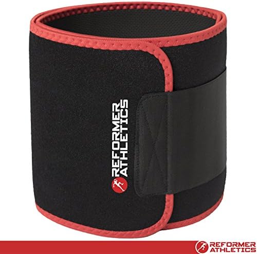 Reformer Athletics Waist Trimmer Ab Belt for Weight Loss, 8 x 44 Inches