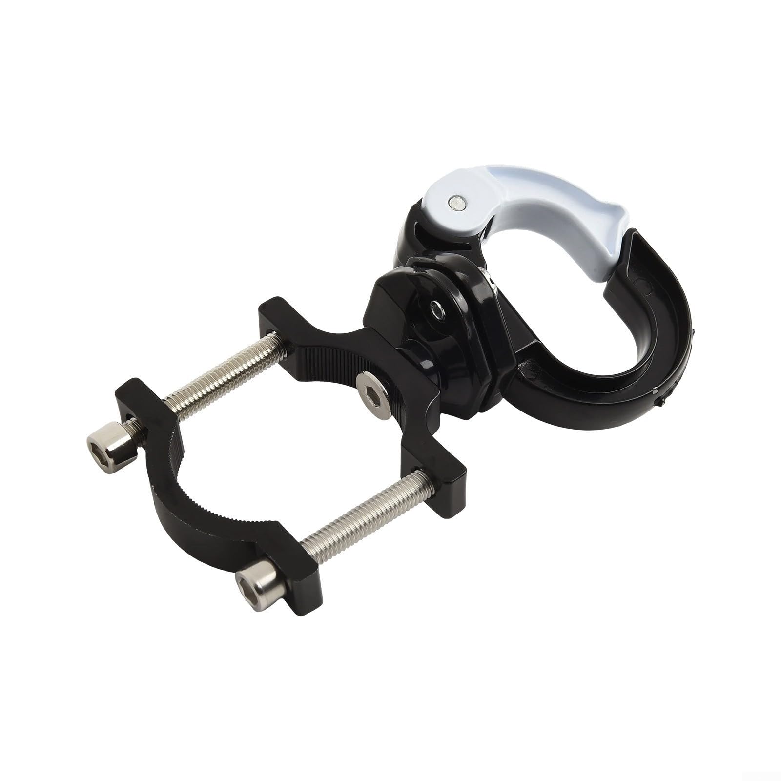 Besttoolifes Gancho delantero para scooter eléctrico Xiaomi Pro - Gancho de almacenamiento de aleación de aluminio, gancho de garra resistente, 13 x 9 x 5 cm, compatible con patinetes eléctricos