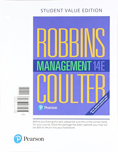 Management 0134527704 Book Cover