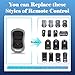 2 for Genie Intellicode Garage Door Remote - All Genie Compatible, 3-Button, Auto-Seek Dual Frequency (1997 to Present)