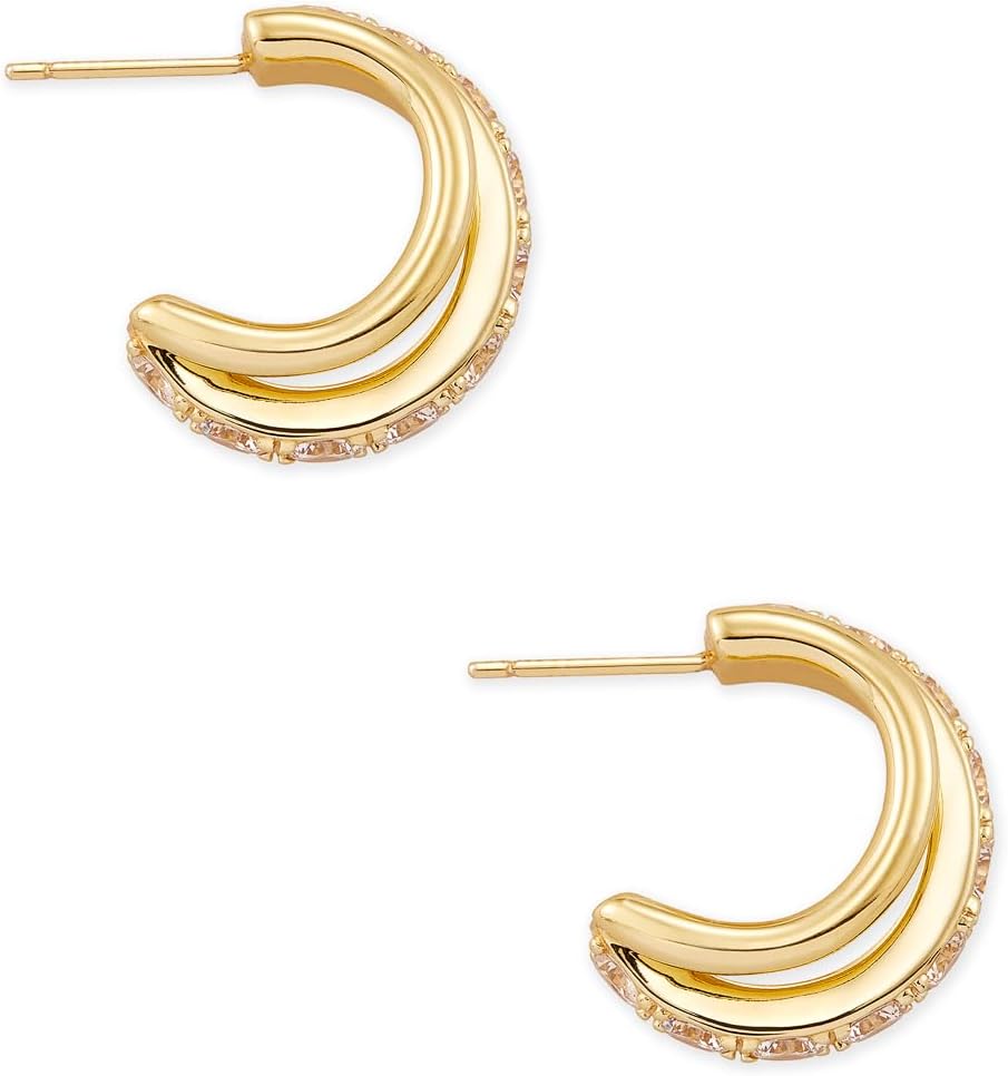 Kendra Scott Livy Huggie Earrings - Image 2