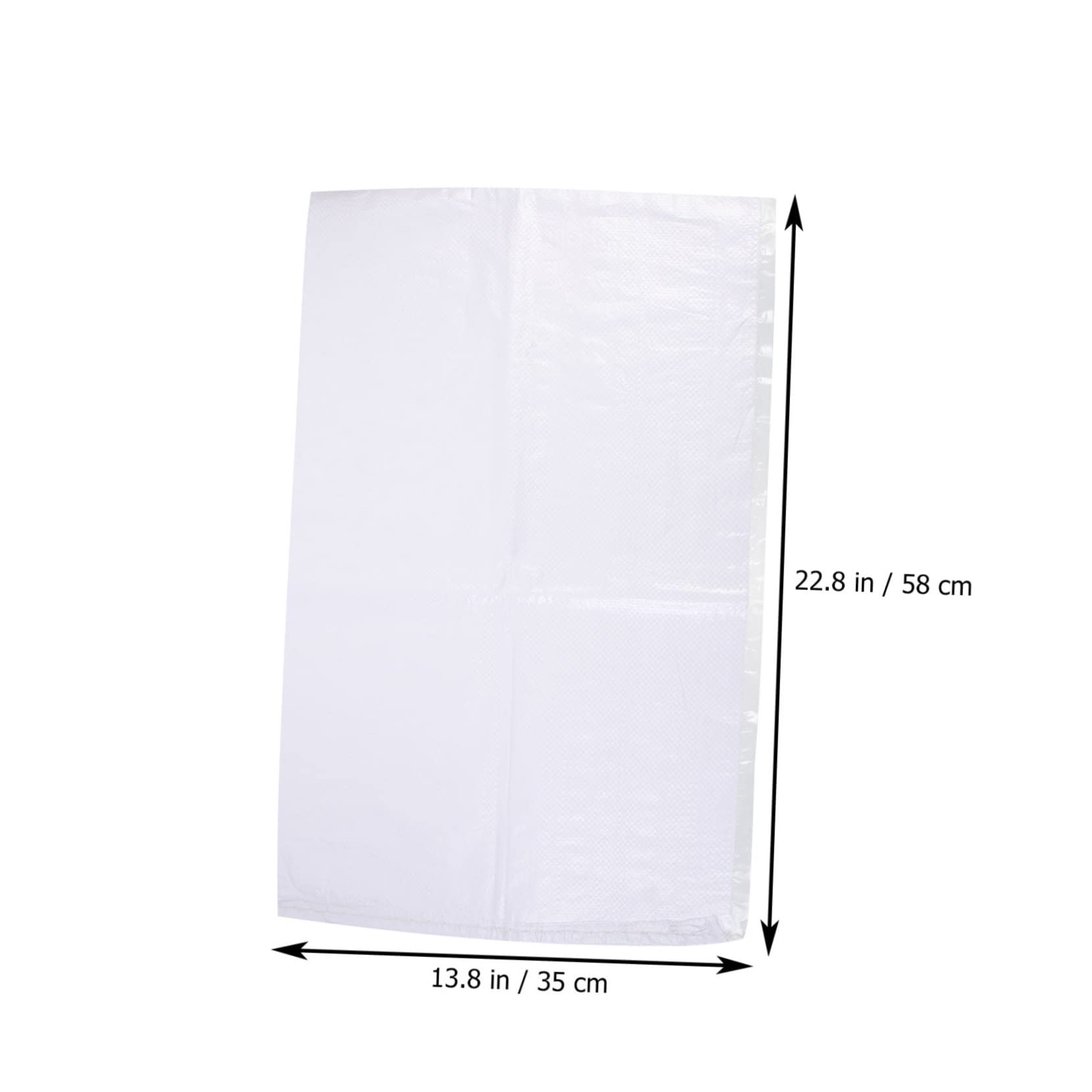 HOMSFOU Multi-Function Sand Removal Bag 16pcs Plastic Sandbags for Flood Prevention