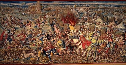 Peinture la bataille de Pavie Bernard Van Orley : grand poster mural pour grand mur
