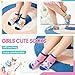 WEVIAS Kids Girls Socks Unicorn Ankle Funny Cartoon Low Cut Cotton Cute Novelty Fashion Toddler No Show Silly Socks 6 Pairs (6 Pairs Unicorn B, 4-6 Years)