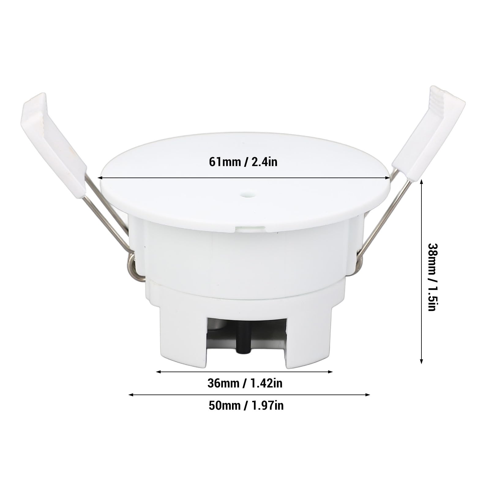 Garosa Sensore di Presenza Umana WiFi Rilevatore di Movimento Intelligente 24 GHz con Rilevamento della Respirazione per Casa Intelligente Tuya Smart Life e Automazione