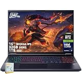 Acer Predator Helios Neo 16 AI Gaming Laptop | 16" WQXGA IPS 240Hz | Intel Core Ultra 9 275HX | 32GB DDR5 1TB SSD | GeForce RTX 5070 Ti (Up to 992 AI Tops) | RGB Backlit Win11 w/DLCA Accessory