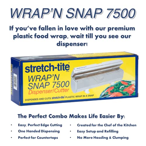 Stretch-Tite Premium Plastic Food Wrap, 500 Sq. Ft., 516.12-Ft. x 11.5/8-Inch - Thumbnail 4