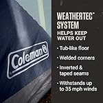 Coleman Skydome XL Large Family Tent, Weatherproof 8/12 Person Tent Sets Up in 5 Mins, Rainfly & Carry Bag Included, Made of PFAS-Free Materials - Image 4