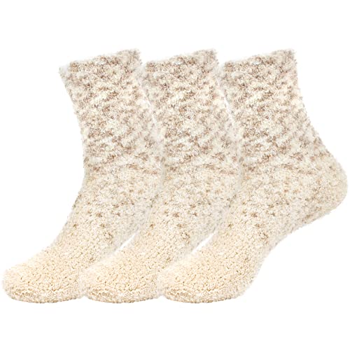Calcetines de degradado borroso premium de textura super suave y acogedora en talla M/G